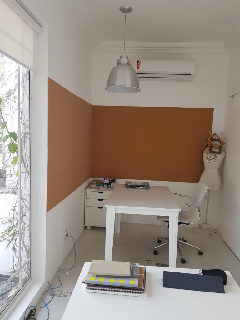 revestimento de cortiça para parede