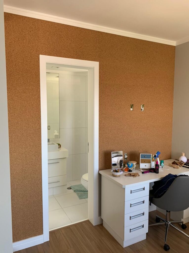 revestimento de cortiça para parede
